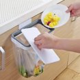 thumbnail image 4 of asddcavvf Hanging Bag Holder Cupboard Door Back Rack Storage Waste Kitchen Cabinet Garbage Tools Kitchen Cabinet Door Hanging Can Mats for Bottom of Kitchen, 4 of 6