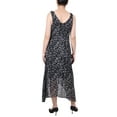 thumbnail image 3 of NY Collection Women's Sleeveless Wrap Chiffon Dress, 3 of 4