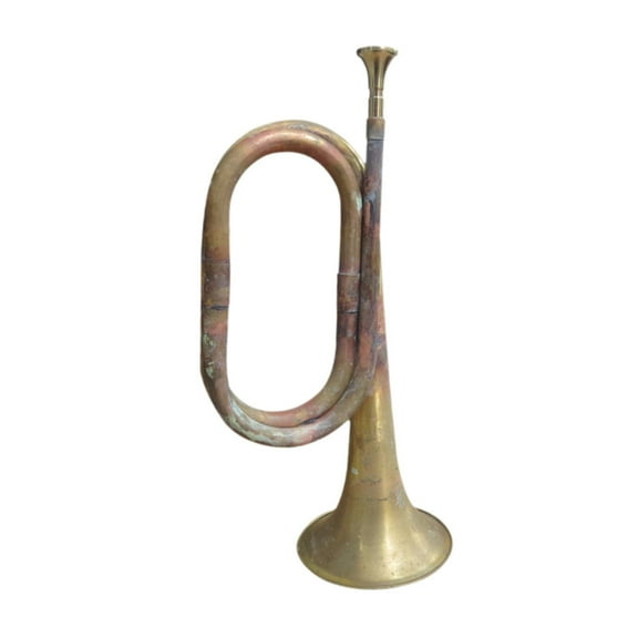 Trompeta con boquilla Trompeta Scouting Bugle para orquesta escolar de principiantes Antigüedad