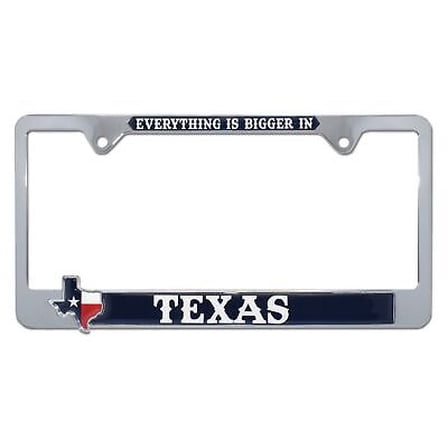 Everything is Bigger in Texas Metal License Plate Frame