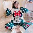 thumbnail image 2 of Disney Mickey Mouse invierno nuevo pijama de franela para mujer pijamas de seda conjunto de ropa de descanso térmica y de terciopelo de dibujos animados para mujer HelloKitty, 2 of 5