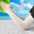 thumbnail image 1 of Manches en Soie Glacée Protection Solaire pour Poignet Respirantes Protection UV pour Cyclisme Conduite Camping Randonnée en Plein Air, 1 of 10