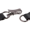 thumbnail image 3 of AMLESO 1 Pair Black Leather Toggle Buttons Metal Hook Duffle Coat Fastener, 3 of 6