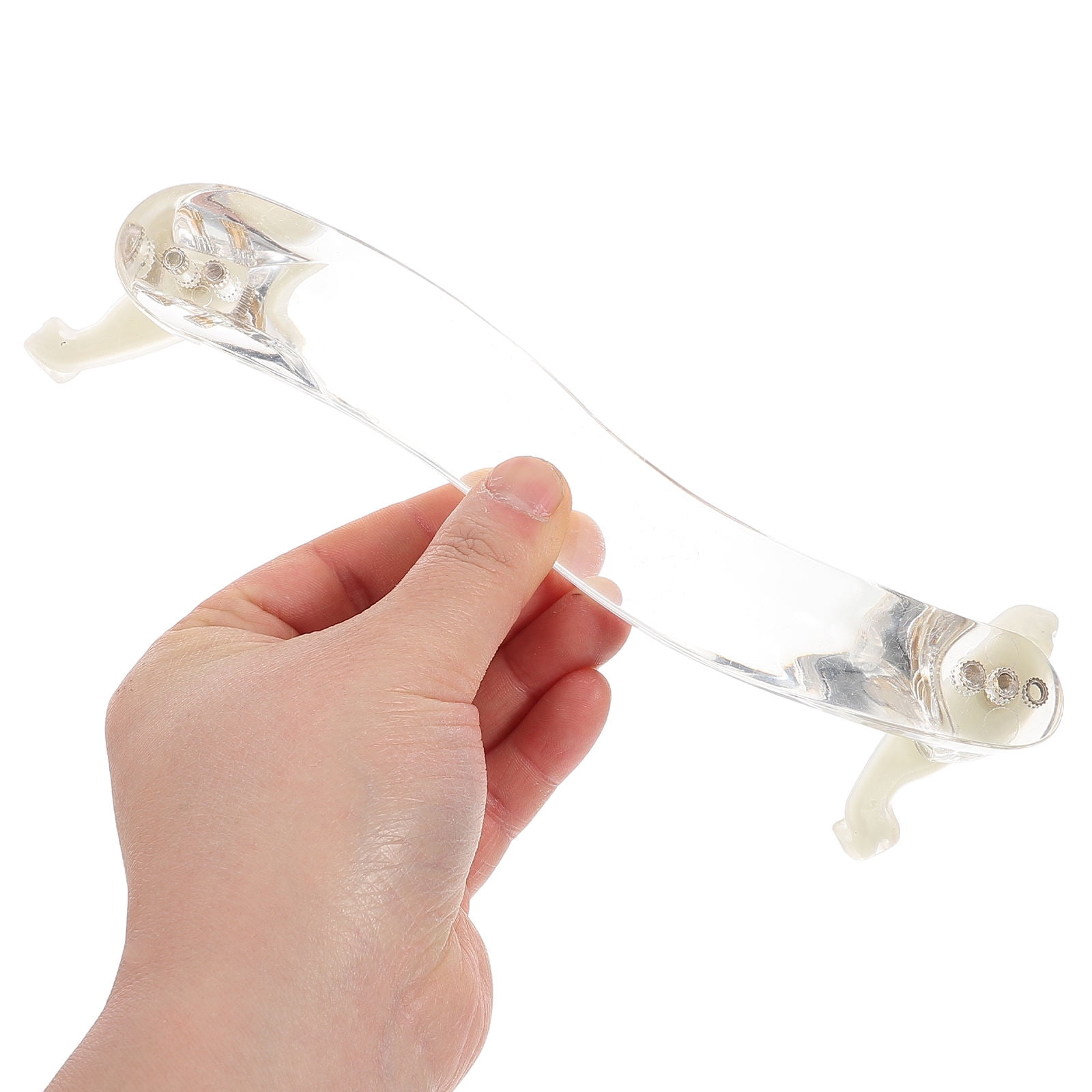 ETHZZLE Viola Shoulder Rest Transparent Acrylic Ergonomic Pad for Beginners 1Pack