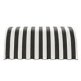 thumbnail image 2 of Awntech 5.375 ft Savannah Fixed Awning Acrylic Fabric, Black/White Stripe, 2 of 2