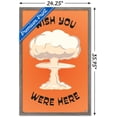 thumbnail image 3 of Well This Is Awkward - Wish You Were Here Wall Poster, 22.375" x 34" Framed, 3 of 5