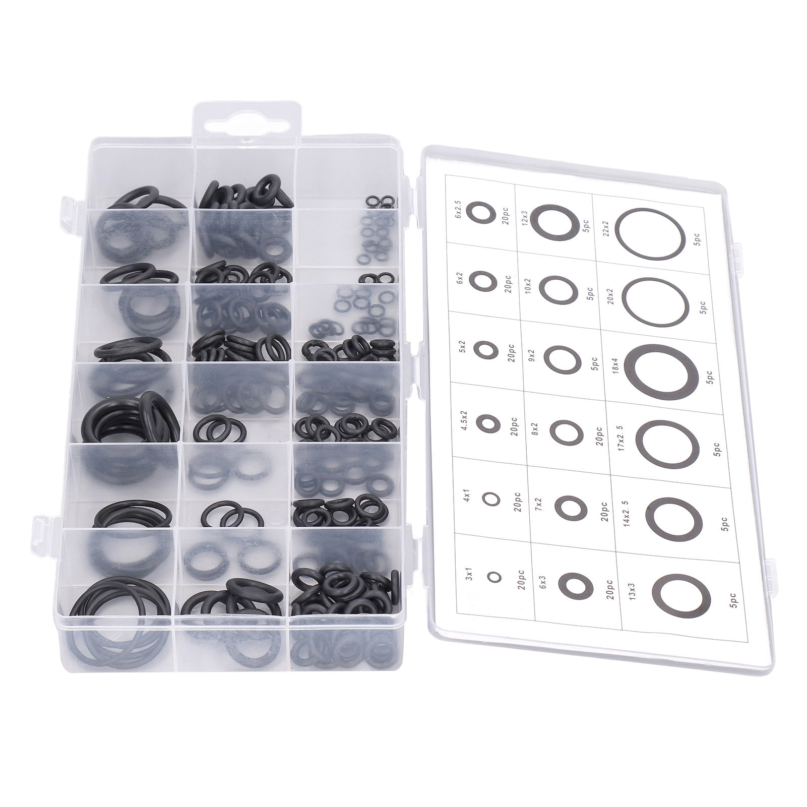 O Assortment, 225PCS Rubber Washer Kit For Electronic Repair For