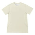 thumbnail image 5 of Nursing Breastfeeding Shirts for Maternity Women Summer Comfort Tops Friendly Zip T Shirts Women's Solid Color Round Tie Zipper Loose Casual Short Sleeved Top Beige L, 5 of 5