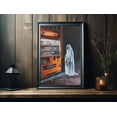 thumbnail image 2 of Ghost Next To Vending Machine Poster Print, Halloween Poster, Poster For Halloween, Wall Art Halloween, Ghost Dink Wall Décor, 2 of 5