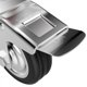 thumbnail image 5 of Paquete de 4 ruedas giratorias de goma de 3", ruedas giratorias de placa superior de 360 grados, capacidad de 110 lb por rueda | 2 con frenos, 2 sin Ormromra XM143, 5 of 6