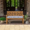 thumbnail image 2 of ARDEN Foam Outdoor Bench Cushion Kit, 48 x 18, made with ProFoam, Rain-proof, Fade Resistant, Clark Blue, 2 of 9