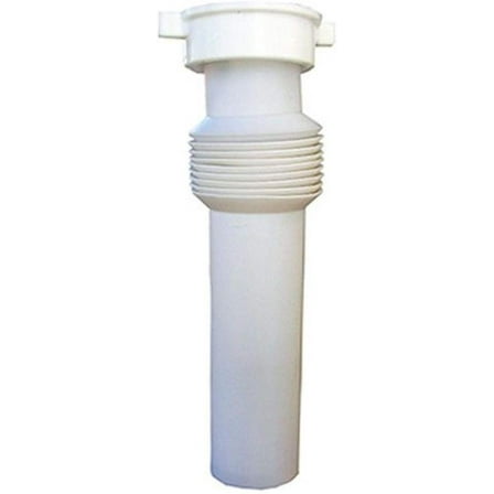 LASCO Plumbing Repair 03-4317 White Plastic Tubular with Nut And Washer