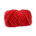 thumbnail image 4 of Hilo grueso, hilo voluminoso, longitud de 43,74 yardas, hilo de punto para brazo, hilo Jumbo para cestas, bufanda, alfombra, almohada, macramé Rojo, 4 of 8