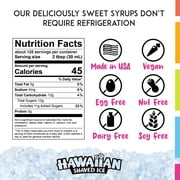 Hawaiian Shaved Ice Grape Flavored Snow Cone Syrup, 1 Gallon