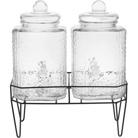 Jay Import Hamburg Set of 2 Dispensers with Stand