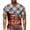 B-White, variant on Jinhomg Mens Funny Party Tops Novelty Funny 3D Muscle Plaid Print T-Shirts Big and Tall Comfy Short Sleeve Crew Neck Tees 2025 Fashion Tops Spring Saving White XXXL