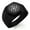 Black, variant on Stainless Steel Celtic Quaternary Knot Rune Engraved Hexagon Crest Flat Top Biker Style Polished Ring
