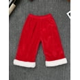 thumbnail image 6 of DPOIS Little Unisex Kids Santa Outfits Costume Tops Pants Hats Sets Christmas Dress Up, 6 of 7
