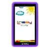 LINSAY 7" Kids Android 9.0 Pie 2 GB RAM 16 GB Funny Tablet with Purple Defender Case Dual Camera