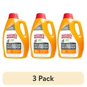 (3 pack) Nature’s Miracle Oxy Formula Set-In Stain Destroyer for Dogs, Orange Scent, 1 gal