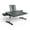 Charcoal, variant on Limitless TotalDesk Portable Workstation Lap Desk with Adjustable Height and Tilt - White