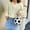 White, variant on Zeceouar Personalized Small Football Shoulder Bag Cute Soccer Wallet Crossbody Bag Lady Sling Makeup Bag Purse Handbag PU Round Wedding Handbag for Women Valentine's Day Gift