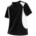 thumbnail image 4 of Gfyviroh Men's Athletic Tees Color Block Breathable Crew Neck T-Shirt Lightweight Summer Short Sleeve Workout Shirts, 4 of 8