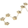 thumbnail image 1 of MECCANIXITY Crystal Ball Flower Display Stand,1.417 Inch Diameter ,Metal Ball Holder, Gold, 1 of 5