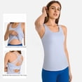 thumbnail image 2 of Blusa deportiva con tirantes cruzados estilo europeo y americano, bonita espalda, prenda exterior de dos piezas, traje de fitness para correr y yoga que combina con todo, 2 of 6