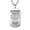 A, variant on HOARBOEG Stainless Steel Necklace for Son Personalized Lettering Gift Dog Tag Pendant for Graduation Birthday Christmas with 23.62in Chain Shiny Durable Rust Proof Jewelry