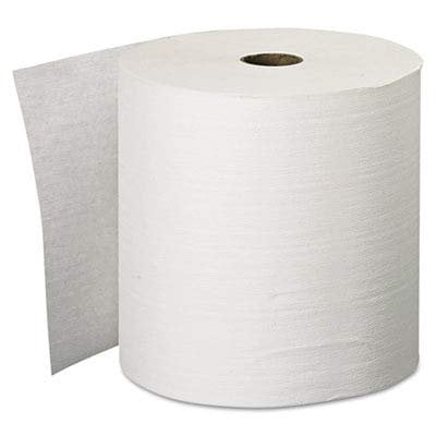 Kimberly-Clark 11090 Scott Essential Plus  Hard Roll Towel, White, 8" Width, 600' Length, Pack of 3600
