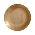 thumbnail image 2 of BalsaCircle 10 Round 8" Gold Glossy Disposable Salad Dinner Plastic Plates Gold Trim Party Events Decorations, 2 of 8