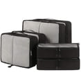 thumbnail image 1 of BAGAIL 6 Set Packing Cubes,3 Various Sizes Travel Luggage Packing Organizers(Black), 1 of 10