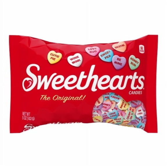 Sweethearts Tablet Candy, 5oz Pillow Bag