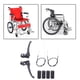 thumbnail image 1 of Freno de silla de ruedas,Reemplazo de frenos de silla de ruedas anti -deslizamiento,Accesorios de arbólogo de silla de ruedas Profesional,Conjunto de freno de mano de silla de ruedas de, 1 of 10