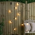 thumbnail image 4 of LINLIN Solar Outdoor Bulb String Lights, 5m 20LED Festoon Bulb String Light Globe Light Bulb Fairy Lights Waterproof for Garden Indoor, 4 of 8