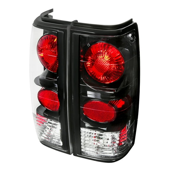 TAIL LIGHTS-BLACK Made for and Compatible with 82-93 CHEVROLET S10