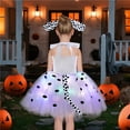 thumbnail image 5 of Vividxx Girls Dress Glow In The Dark Cat Tutu Dress For Girls Sparkling Party Tutu Dress With Led Lights Magical Fairy 8-9 Years, 5 of 5