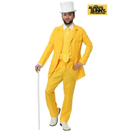 Always Sunny Dayman Yellow Suit Plus Size Costume for Men