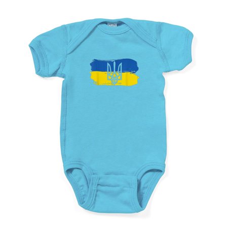 

CafePress - Ukraine Ukrainian Flag Ukrainians Gift Body Suit - Cute Infant Bodysuit Baby Romper