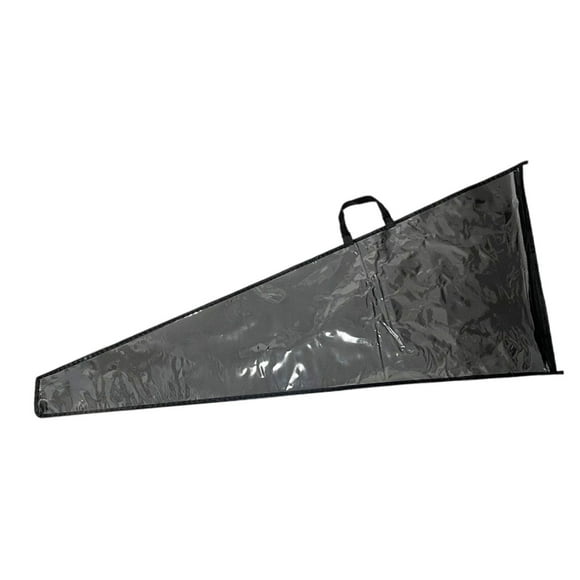 simhoa Large Triangle Ruler Carrying Case Teaching Equipment with Zipper Tote Protective Case for Engineering Black Board Whiteboard 111.5cmx44.5cm