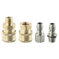 thumbnail image 1 of Raccord à Ressort Rapide 1/4" Mâle Raccord Mâle, 1 of 9