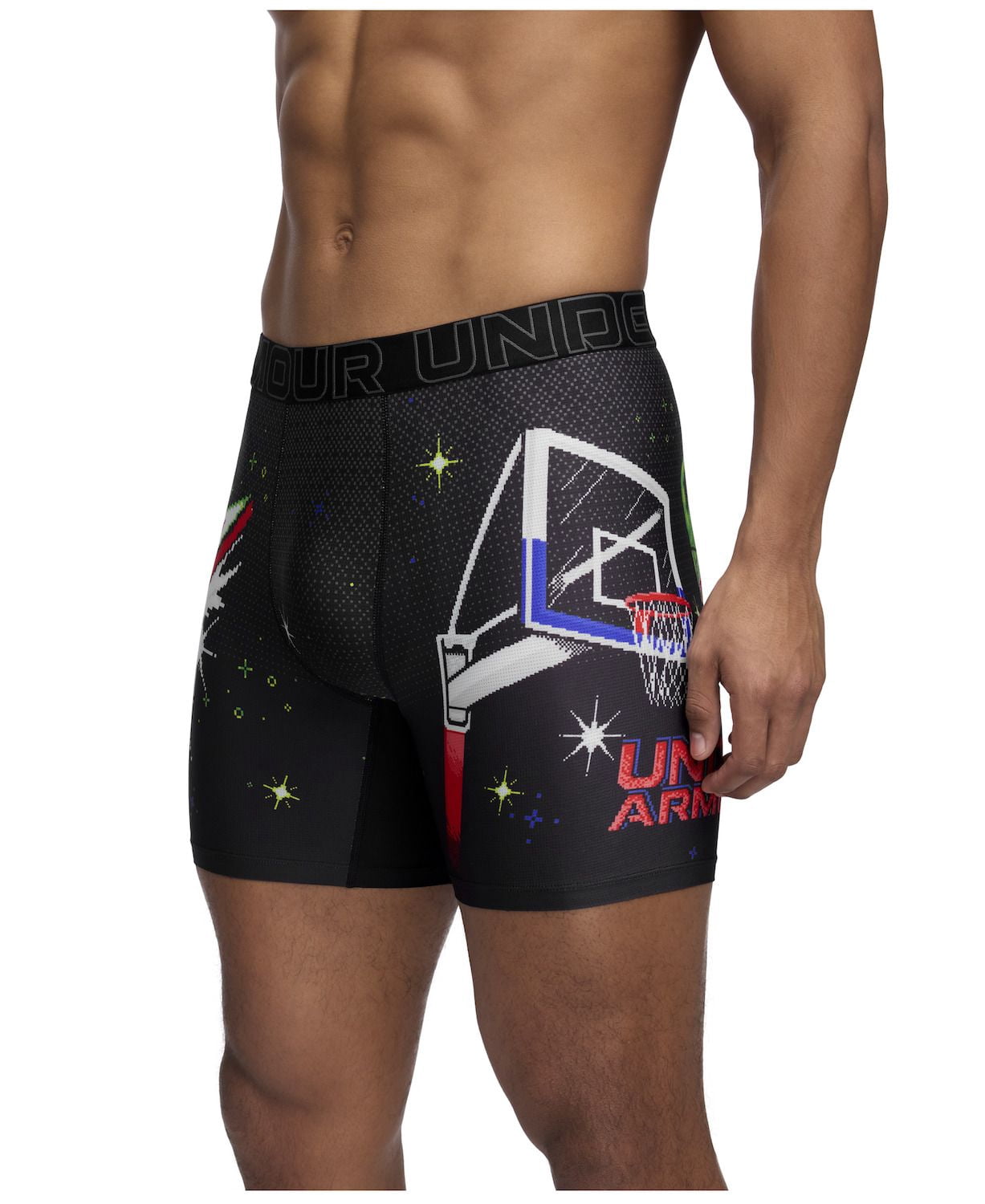Men's Under Armour 6-in. Performance Tech Mesh Collab Boxer Brief