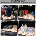 thumbnail image 3 of Bulopur 29"x39" Car Trunk Mat Pink Bow Fall Cargo Liner Waterproof Autumn‑Theme Rear Trunk Pad for SUV Sedan, 3 of 7