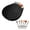 Black, variant on Curved, Serving - Fruit Platter, Modern Colorful Imitation Ceramic Fruit Tray for Casual Party Everyday Use (9.1x8.7x4.5 Inch)
