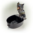 thumbnail image 5 of Alpine Corporation Metal Owl on a Tin Country Fountain, 23 Inch Tall, 5 of 12