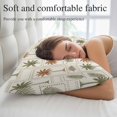 thumbnail image 5 of Palm Tree Throw Pillow Cover 12 x 20 Inch Decorative Pillow Cover Summer Tropical Plants Leaves Vintage Plaid Lumbar Pillowcase Seasonal Rectangle Cushion Case for Couch Sofa Bed Living Room, 5 of 9