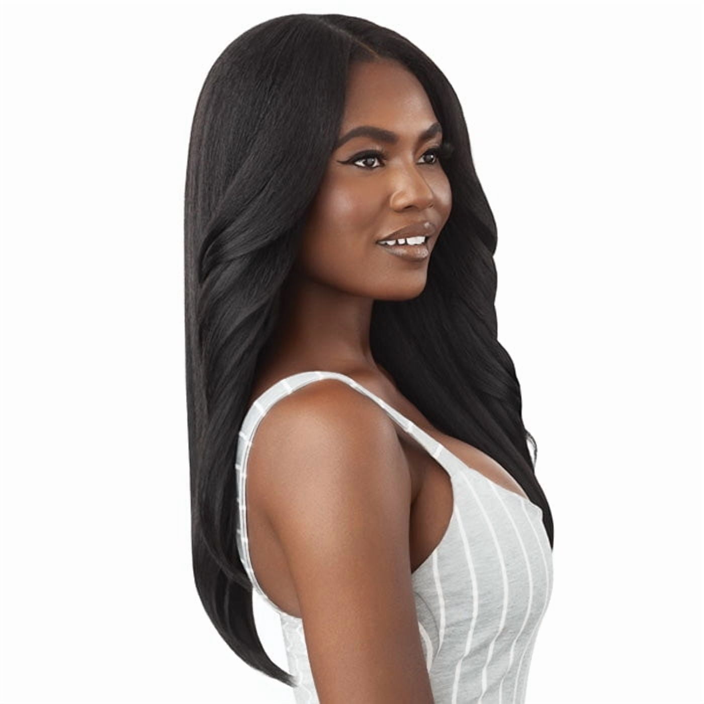 Outre 100% Human Hair Blend U Part Cap Leave Out Wig - DOMINICAN BLOWOUT 22"