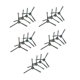thumbnail image 1 of 20 Piezas Cepillos Laterales para X750 V8S V80 Reemplazo de La Aspiradora, 1 of 4