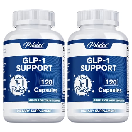 GLP-1 Support Capsules - Support Fat Loss, Metabolic Function, Promote Digestion and Gut Health - 2 Bottles